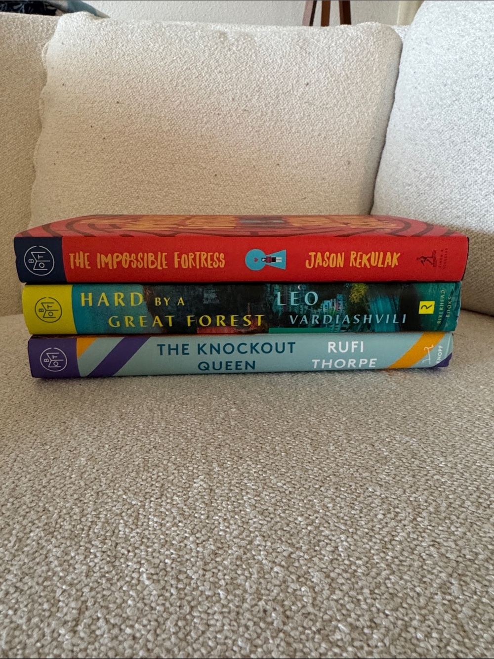 BOTM Fiction Lot - 3 Hardcovers